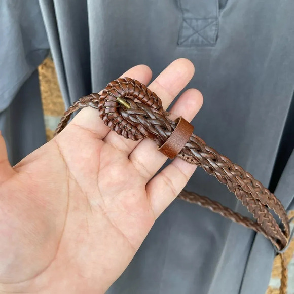 Gypsy 05 Silk Tunic Dress in Botanical gray - Picture 6 of 9